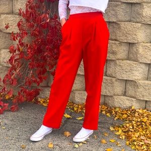 Vintage red trousers